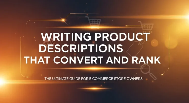 Writing Product Descriptions That Convert and Rankh